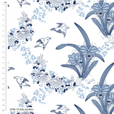 Crafts of Tranquility by V&A – 100% Organic Cotton Prints 112cm Wide Digitally Printed Fabric for Crafting, Quilting, Dressmaking